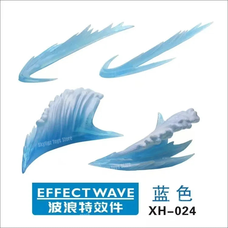 Whirlwind Flame & Ice Special Effects Model Stand — Luffy Figure DIY Accessories Movable Display Base