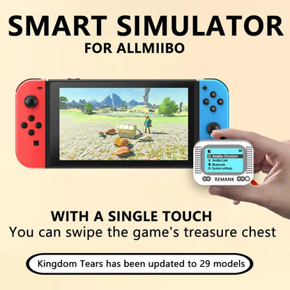 Allmiibo Chargeable Bluetooth Emulator – Universal Amiibo Writer for Nintendo Switch & Wii U