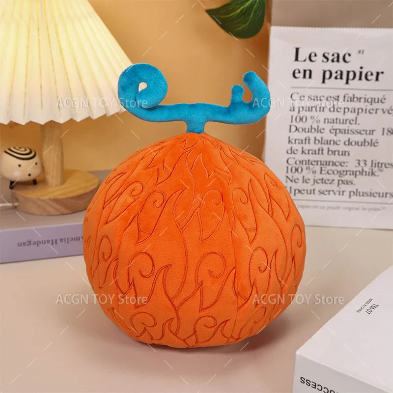 6 Styles Fruit Plush Toys – Anime Soft Stuffed Toys: Gum-Gum, Op-Op, Tremor-Tremor, Flower-Flower, Flame-Flame, Fish-Fish Gifts