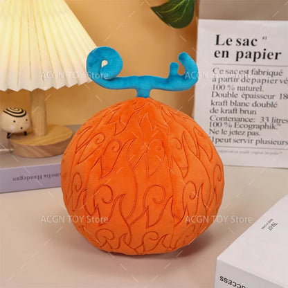 6 Styles Fruit Plush Toys – Anime Soft Stuffed Toys: Gum-Gum, Op-Op, Tremor-Tremor, Flower-Flower, Flame-Flame, Fish-Fish Gifts