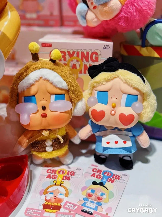 New Genuine Crybaby Crying Again Series Blind Box – Vinyl Face Doll Pendant Keychain Mystery Toy Gift