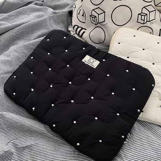 Puffy Laptop & Tablet Bag — Cute Protective Sleeve for MacBook Air 13, 13-14 Inch Notebooks, 15-16 Inch Laptops, 9-11 Inch Tablets for Girls