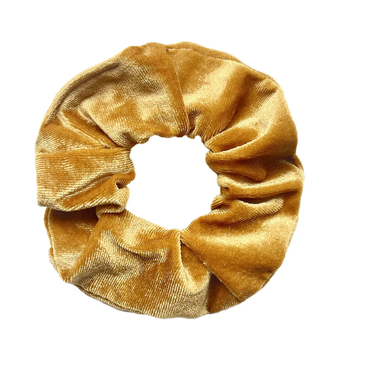 Vintage Velvet Hair Scrunchies for Women & Girls – Solid Color Ponytail Holder Elastic Hair Bands, Soft Fashion Hair Ties Accessories