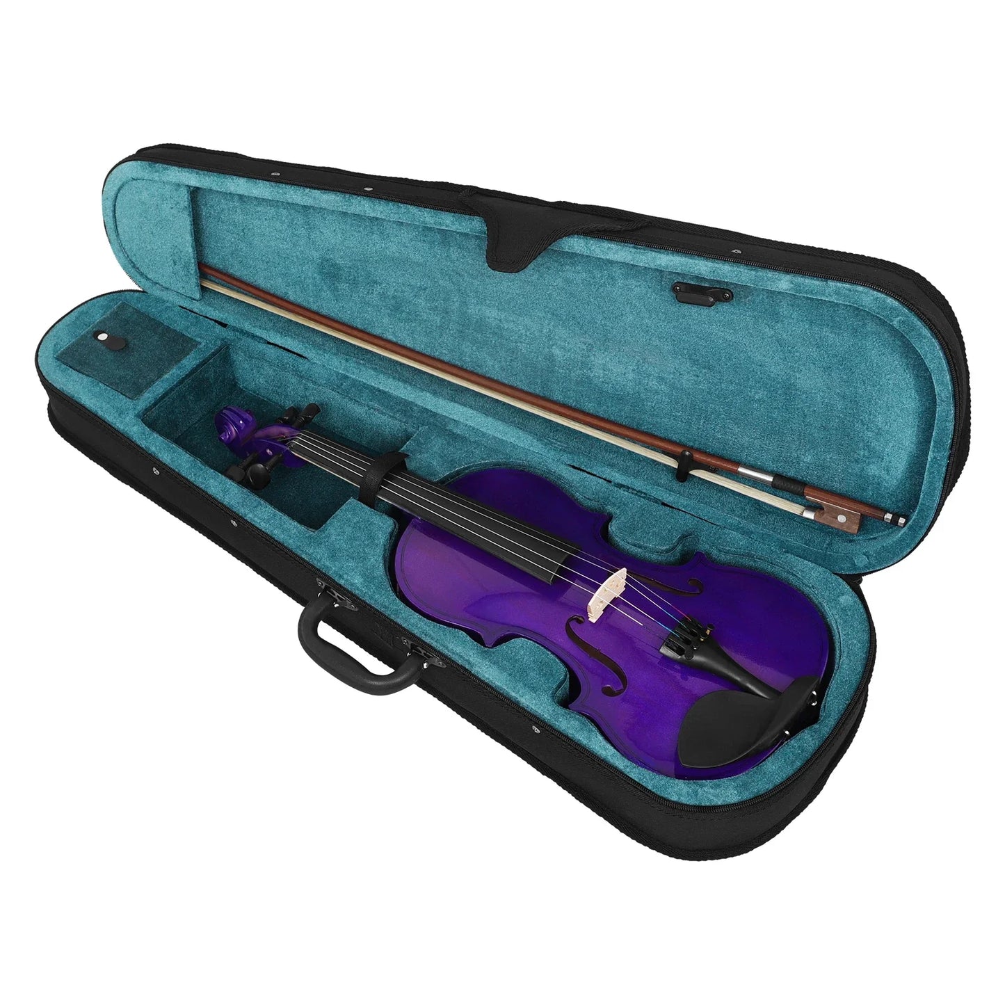 IRIN Acoustic Violin V-10 - Solid Wood Fiddle String Instrument Set with Case, Bow & Accessories for Beginners and Students