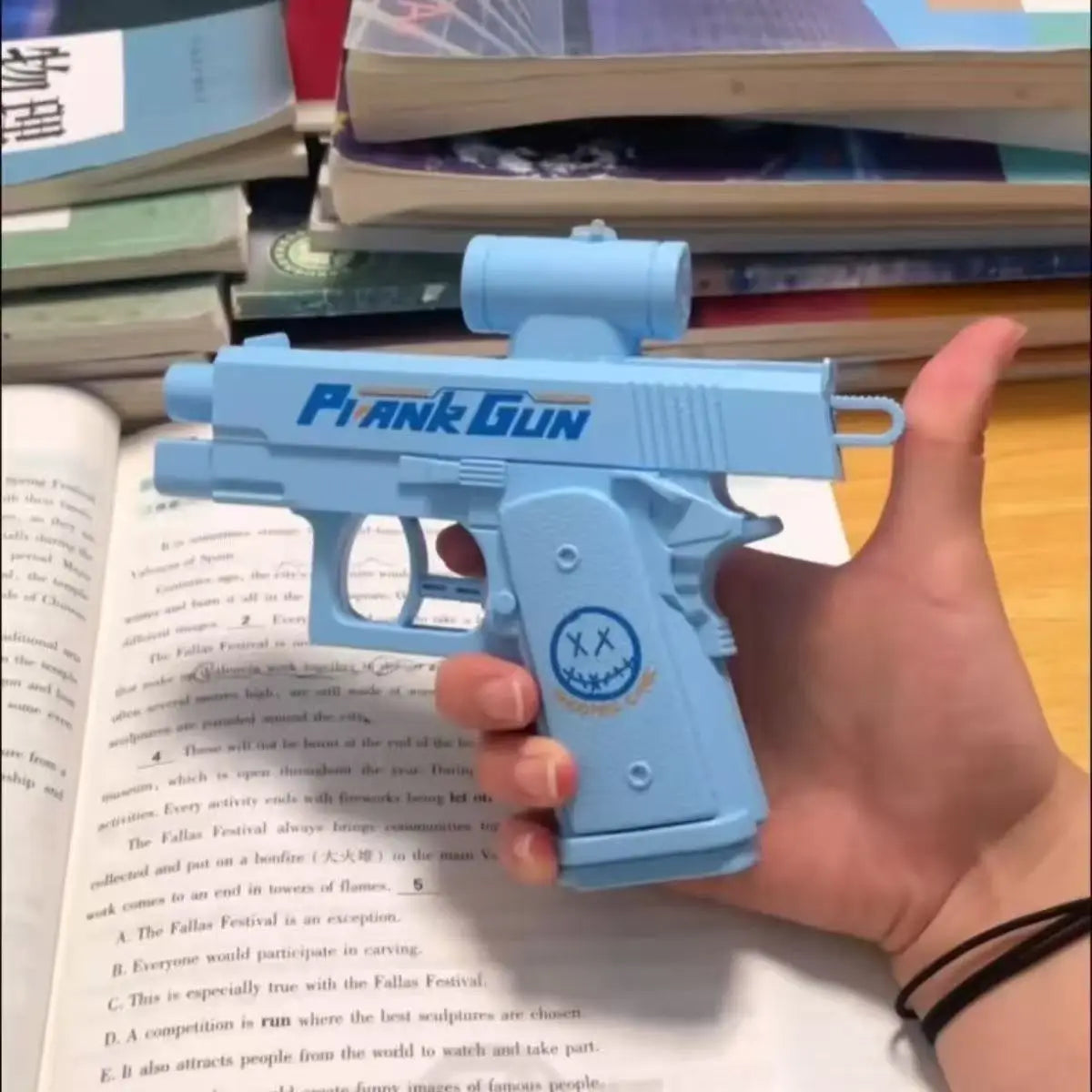 Double-Sided Reverse Water Gun - Mini Tactical Summer Prank Toy for Kids & Adults