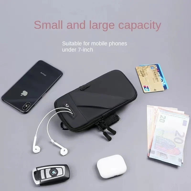 Universal 7' Waterproof Sport Arm Bag - Outdoor Running Cycling Arm Band Mobile Phone Case for iPhone, Samsung, Xiaomi, Huawei