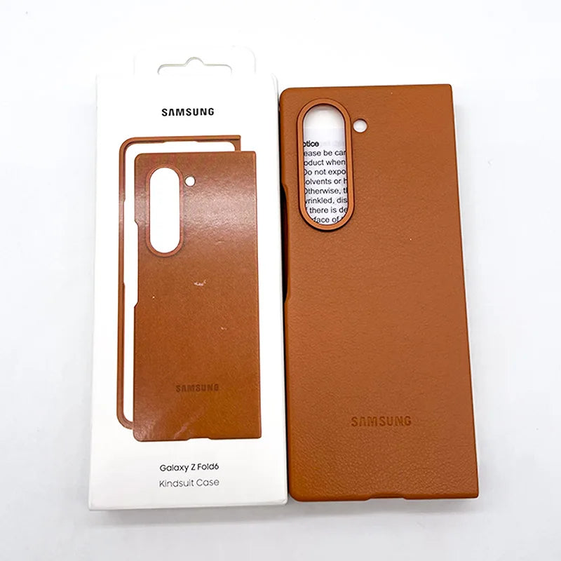 Luxury Eco-Leather Business Case for Samsung Galaxy Z Fold 6 5G – High-Quality Protective Cover