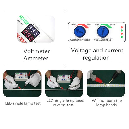 TKDMR 0-330V Smart-Fit Voltage Tester – Manual Adjustable TV LED Backlight & Current Control for LED Lamp Beads