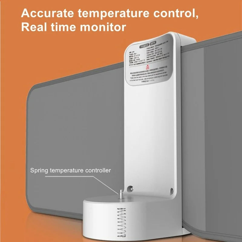 Rechargeable Baby Bottle Warmer: 6-Level Temperature Adjustment with Display - Breastfeeding Sleeve for Convenient Feeding