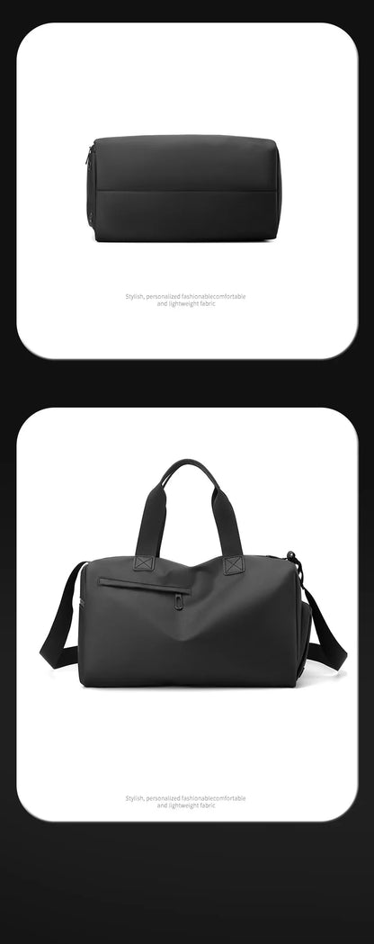 Zipper Large Capacity Oxford Travel Bag – Waterproof Fitness & Sports Luggage with Thickened Fabric
