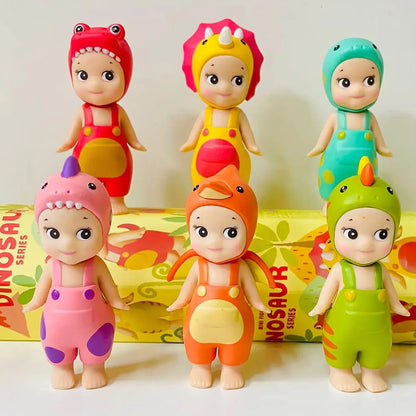 New Sonny Angel Dinosaur Series Hippie Doll – Cute Car & Mobile Phone Ornament Toy Gift for Kids