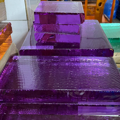 1kg Rough Lab-Created Amethyst Gems - Uncut Purple Crystal Stone for Crafts & Jewelry Making
