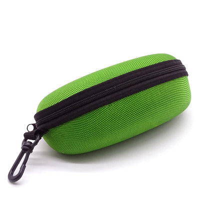 Hard Zipper Sunglasses & Reading Glasses Case - Durable Carry Bag for Travel & Storage, New