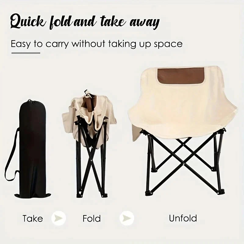 Ultra-Light Folding Camping Chair – Portable Outdoor Seat for Picnic, Fishing, Hiking & Travel