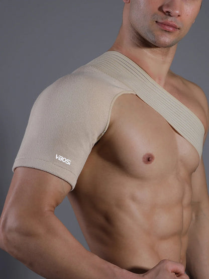 Breathable Elastic Shoulder Support — Upper Back Brace for Posture & Pain Relief