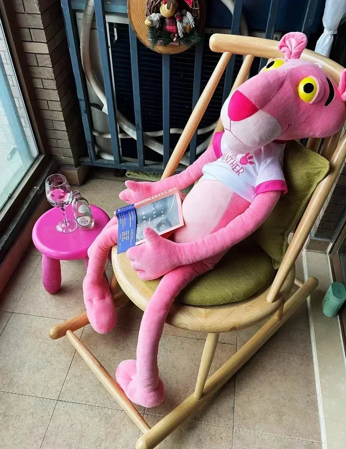 Cartoon Disney Pink Panther Plush Doll – Soft Anime Plush Toy & Cute Cloth Pillow for Kids and Adults, Birthday Gift