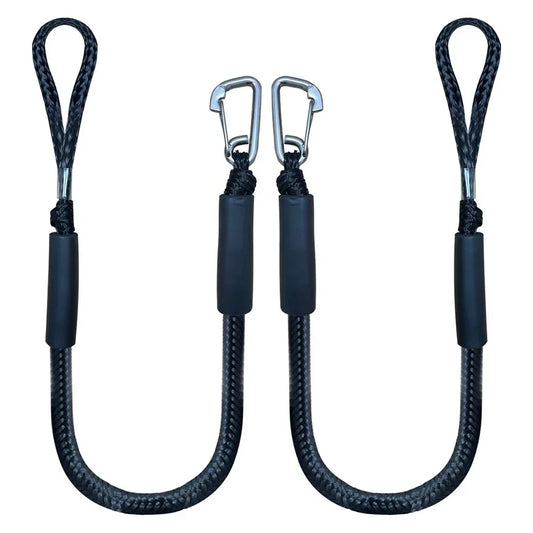 Boat Bungee Dock Lines — Kayak, Jet Ski & Power Boat Mooring Rope Accessories