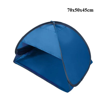 Beach Headrest Sunshade Tent – UV-Protecting Sunshelter, Automatic Open, Portable Outdoor Sunshade for Adults & Kids Camping