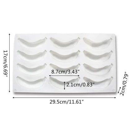 French Dessert 3D Lemon Silicone Mold – Cake, Brownie & Mousse Decorating Pastry Baking Tool