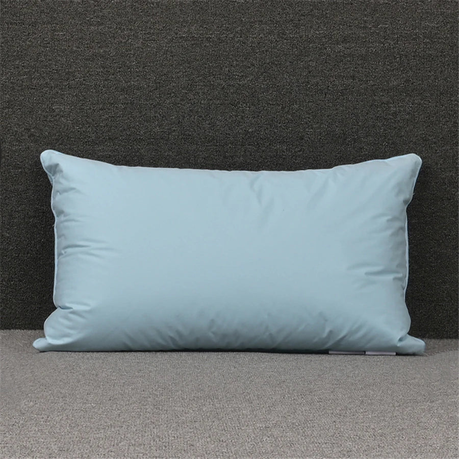 100% White Goose Feather Pillow – Five-Star Hotel Quality, Orthopedic & Memory Support, Single Size for Healthy Sleep