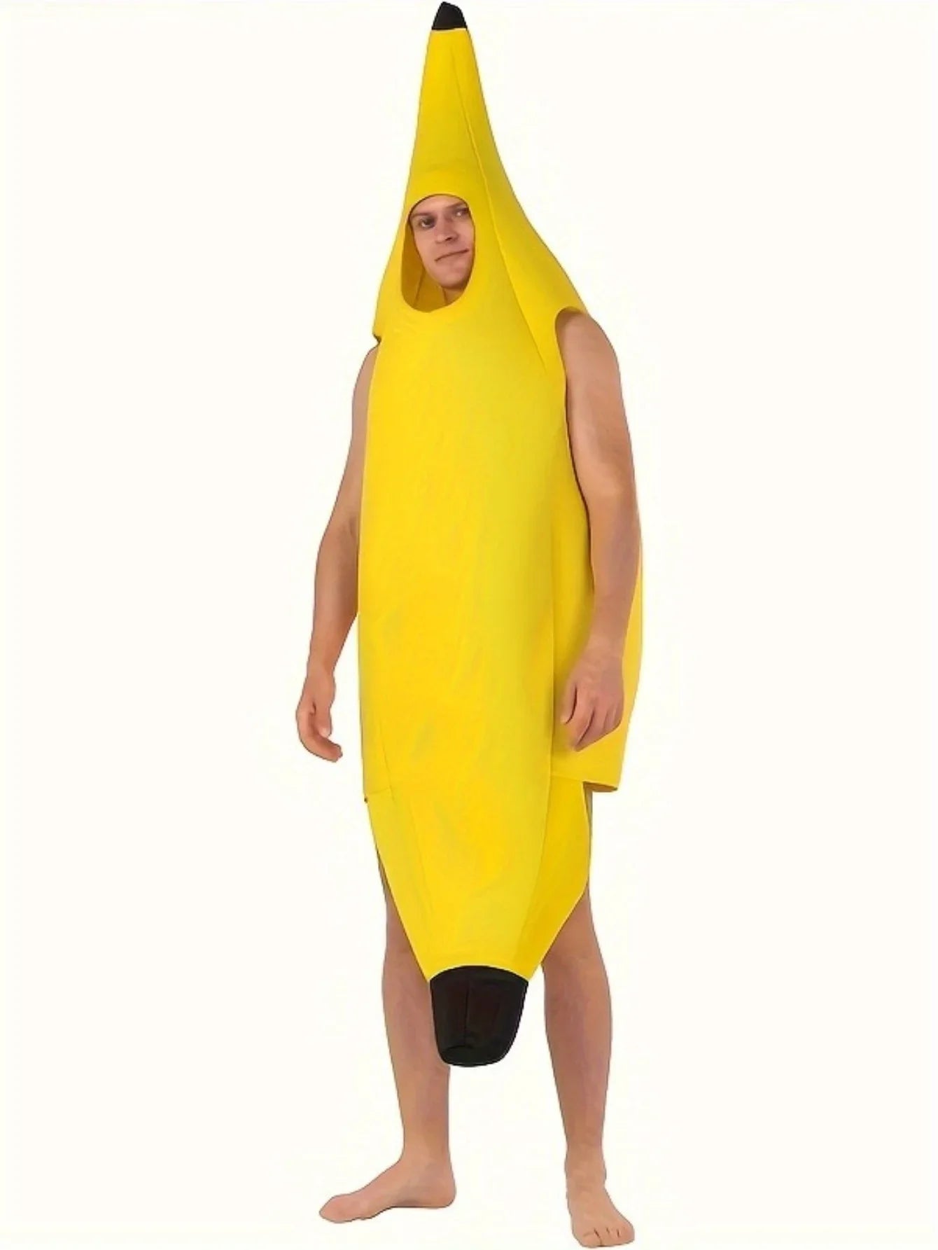 Banana Costume - Lightweight Breathable Cosplay Outfit for Parties, Carnival & Pool Events