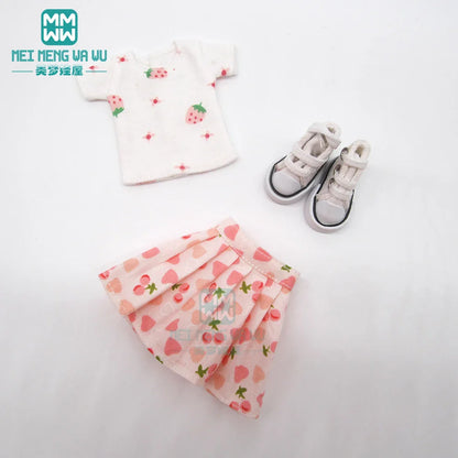 Blythe Doll Accessories Set – Fashion Sweatshirt, Shoe Covers & Sneakers for Blythe & Azone Dolls, Christmas Gift