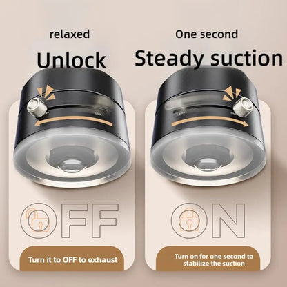 Vacuum Magnetic Suction Cup Stand | Double-Sided Swivel Holder for Mobile Phones | Universal Folding Phone Mount
