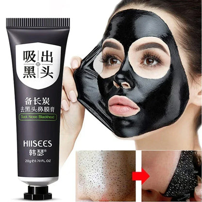 Blackhead Remover Mask - Facial Pore Shrinking & Acne Treatment, Peel-Off Gel for Nose & Skin Care (20g)