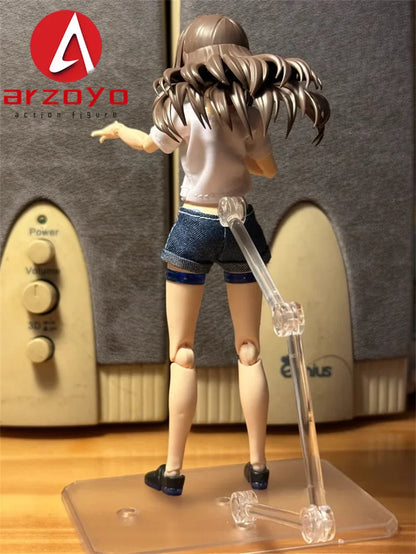 C-010 1/12 Scale Female Outfit – T-Shirt & Denim Shorts for 6’’ Romankey Soldier Action Figures