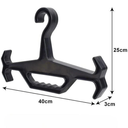 Heavy Duty Tactical Gear Hanger for Body Armor Vest & Wetsuit Storage - Military Survival Equipment Organizer