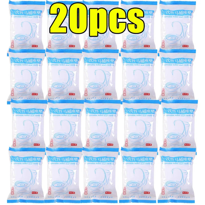 Disposable Waterproof Toilet Seat Covers – Non-Woven Fabric Seat Protectors for Travel, Hotels, Hospitals & Public Restrooms