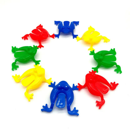 Jumping Frog Fidget Toys (10–20 Pcs) – Kids Stress Relief Bounce Novelty Toys, Birthday Party Favors & Gifts
