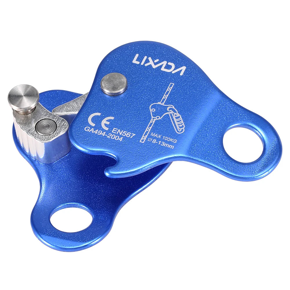 Climbing Ascender Belay Device – Arborist Rope Protection Grip for 8-13MM Outdoor Mountain Climbing Rigging