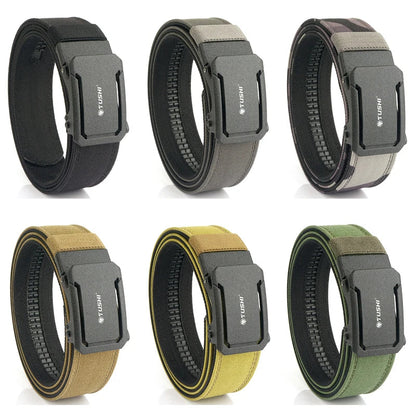 VATLTY Military Belt for Men – Sturdy Nylon with Metal Automatic Buckle, Tactical Police Duty & Outdoor IPSC Accessories