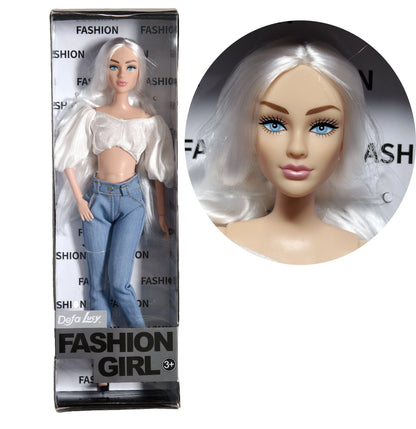 Original DEFA Lucy Fashion Doll – 1/6 Scale Beautiful Girl Doll with Clothes, New Gift