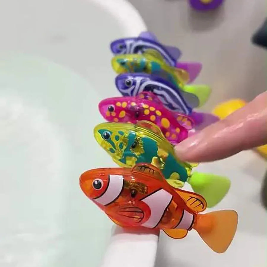 Photosensitive Swimming Clownfish - Realistic Electric Robotic Pet Fish & Aquarium Decoration