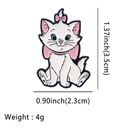 Mermaid Enamel Pins – Kawaii Fox Cartoon Brooches for Clothes, Backpacks & Gifts