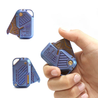 01EDC Metal Fidget Slider – Anti-Anxiety Stress Relief Toy for Adults & Kids, ADHD Office Desk Tool Gift
