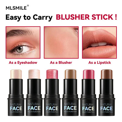 Face Pearl Stone Highlighter Stick – Long-Lasting Contour & Brightening Cheek Illuminator Makeup
