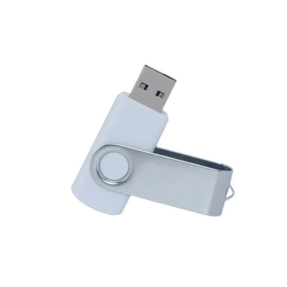 USB Flash Drive 2.0 Metal Swivel Pendrive – 16GB 32GB 64GB 128GB Portable Memory Stick