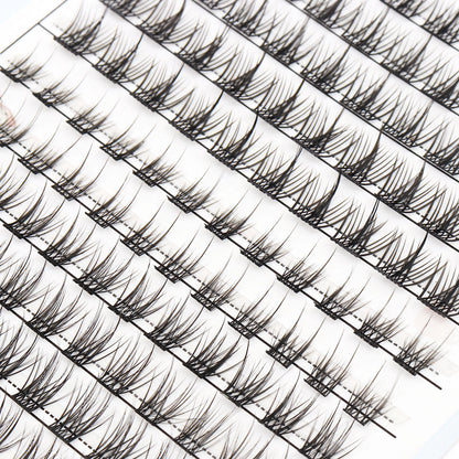 Individual Lash Extensions Kit – DIY Cluster Eyelash Book, False Lashes for Home Makeup