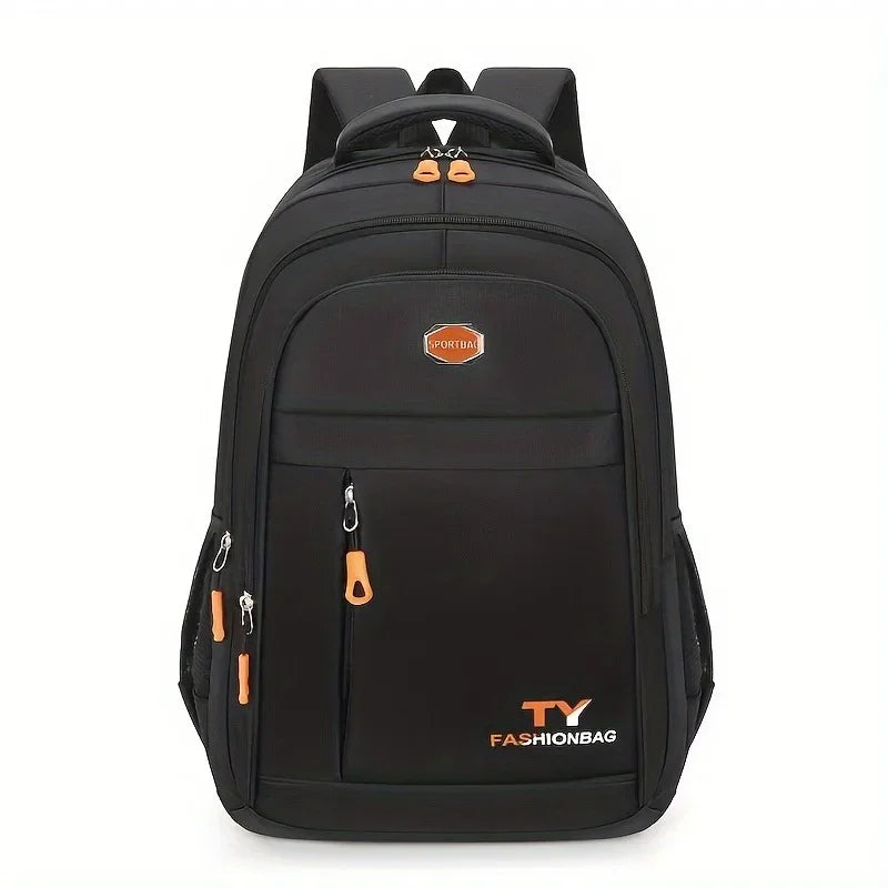 Men's Waterproof Backpack – Large Capacity Casual Laptop Bag with Adjustable Straps