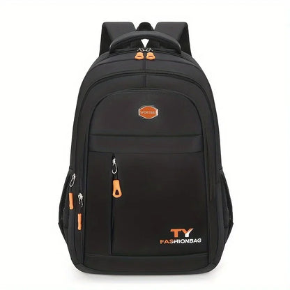 Men's Waterproof Backpack – Large Capacity Casual Laptop Bag with Adjustable Straps