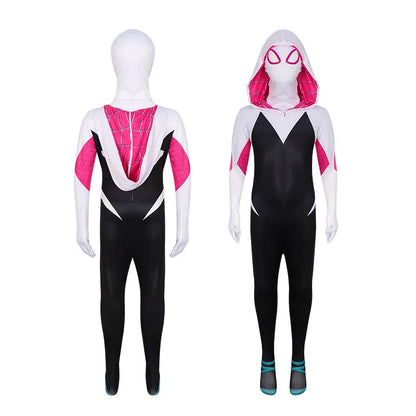Kids Spiderman Costume – Miles Morales Superhero 3D Zentai Bodysuit Jumpsuit for Boys & Girls, Halloween Cosplay Outfit