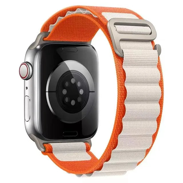 Alpine Loop Nylon Sport Strap for iWatch — Compatible with Series 4–10, 42/46/49mm Bands