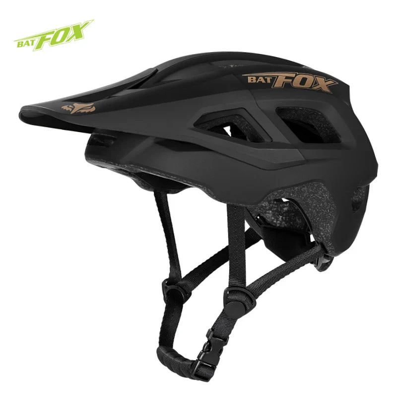 BATFOX Bike Helmet with Magnetic Goggles – MTB Road & Mountain Cycling Safety Helmet for Outdoor Sports, Scooter & Bicycle Protection Gear