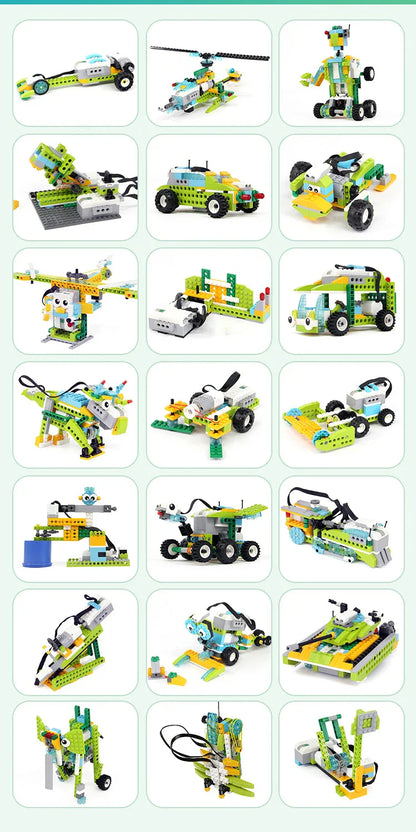 NEW WeDo 2.0 Core Set Robotics STEAM Kit – Compatible with 45300 We-Do Building Blocks, DIY Educational Toy for Christmas