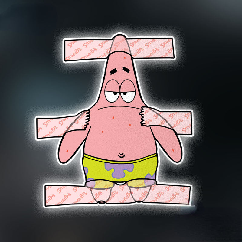 SpongeBob & Patrick Star Car Reflective Stickers — Waterproof Anime Window Decals for Car Decor Accessories