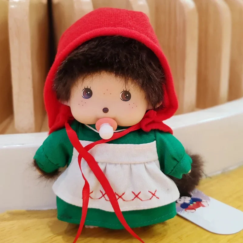 Kawaii Meng Qiqi Dress-Up Doll Plush Pendant – Cute School Bag Accessory & Children’s Christmas Gift