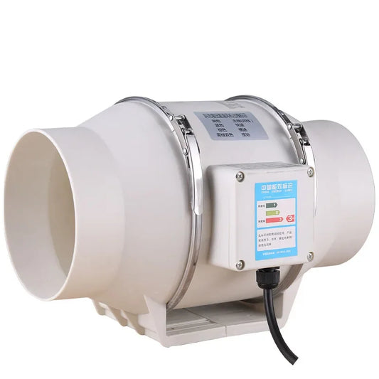 Silent Inline Exhaust Fan | 4/5/6 Inch Bathroom, Kitchen, Toilet Ventilator, 220V Wall Extractor Pipe Duct Fan